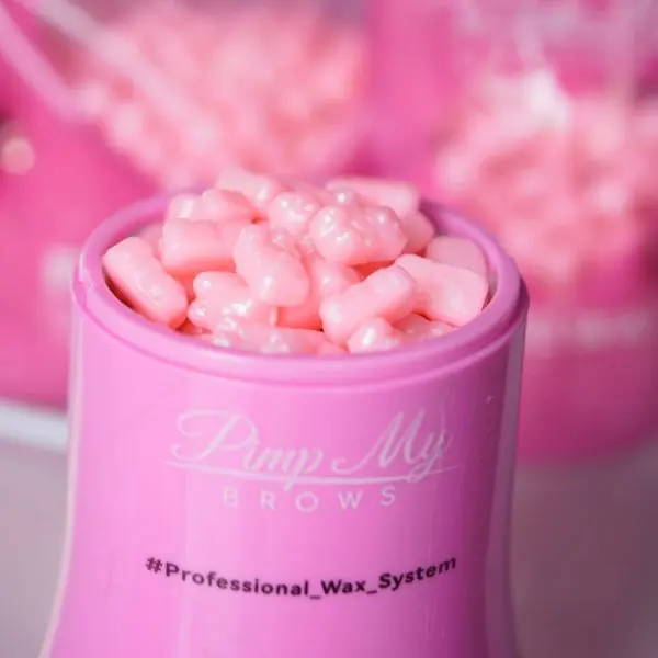 Pimp My Brows Flexi Wax Wosk do depilacji Różowa Perła 500 g - obrazek 3