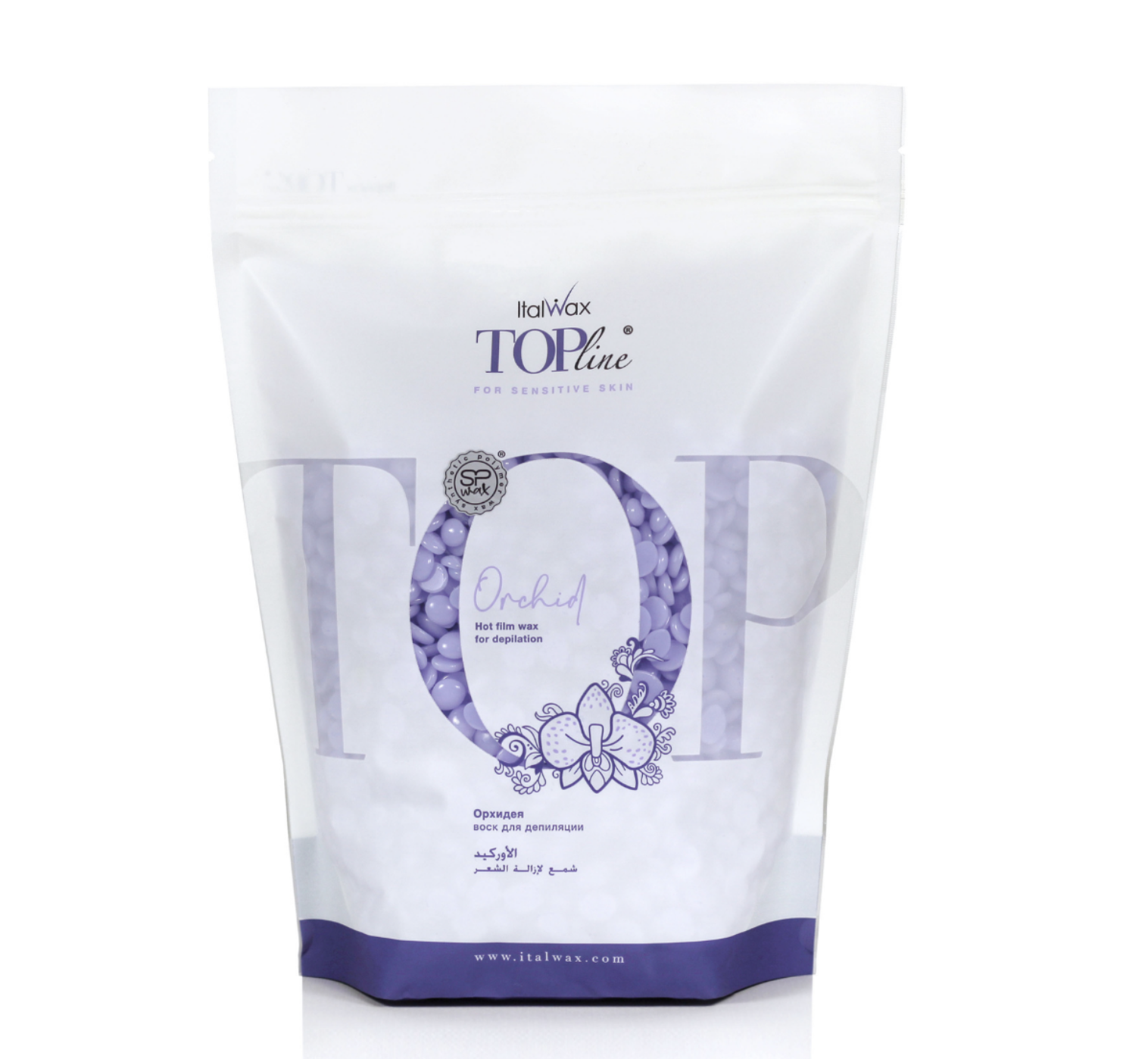 7bbdd42125ee23115ea52933edfd7b93-8.png ITALWAX TOP Line Orchid Wosk do depilacji 750 g - obrazek 1