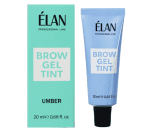ELAN Brow Gel Tint Farba do Brwi UMBER 20 ml