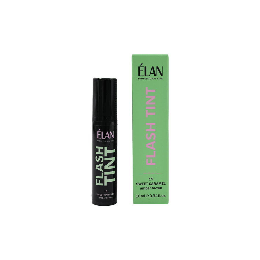 89a9bed11926dad2f07f9a04d7744b4e.png ELAN Flash Tint 15 Sweet Caramel Farba do Brwi 10 ml - obrazek 1