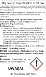 ProjectLashes BEST Klej do przedłużania 3 ml - obrazek 2