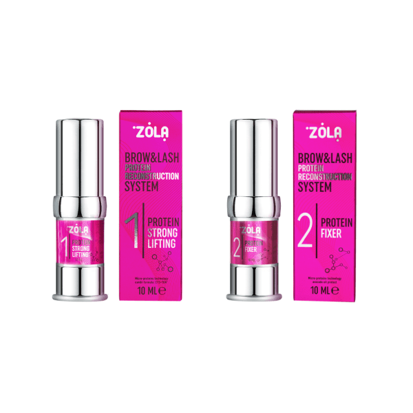 ZOLA Lami PROTEIN Pink Zestaw Krok 01+02 2x10 ml - obrazek 4