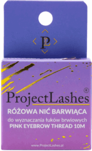 ProjectLashes Nić Barwiąca Różowa 10 m