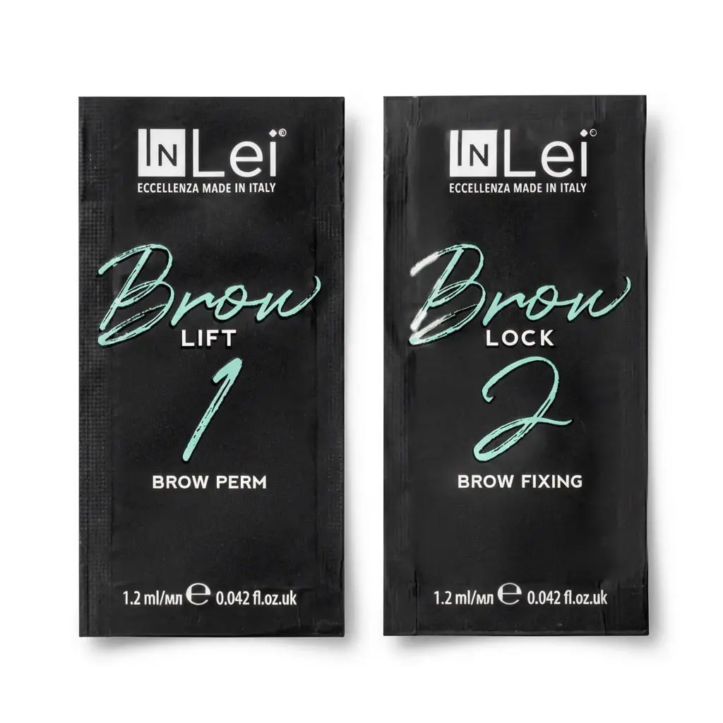 inlei zestaw InLei Zestaw do Laminacji Brwi w Saszetkach 2 x 1,2 ml - obrazek 1