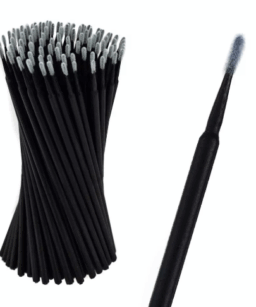 MIOKA Szczoteczki Micro Brush Czarny 100 szt