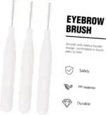 Nano szczoteczki do brwi i rzęs Białe White 10 szt - obrazek 2