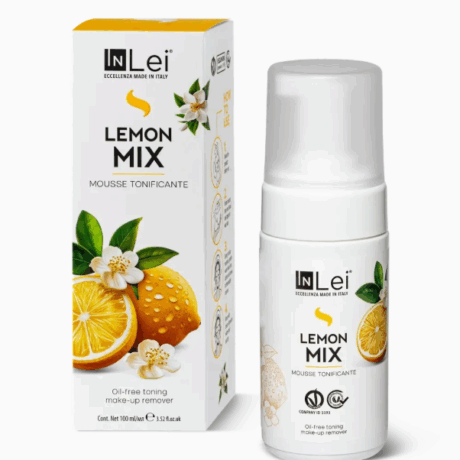 InLei® Mousse LEMON MIX Delikatna Pianka do Mycia i Demakijażu 100 ml
