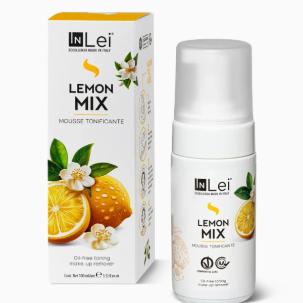 InLei® Mousse LEMON MIX Delikatna Pianka do Mycia i Demakijażu 100 ml