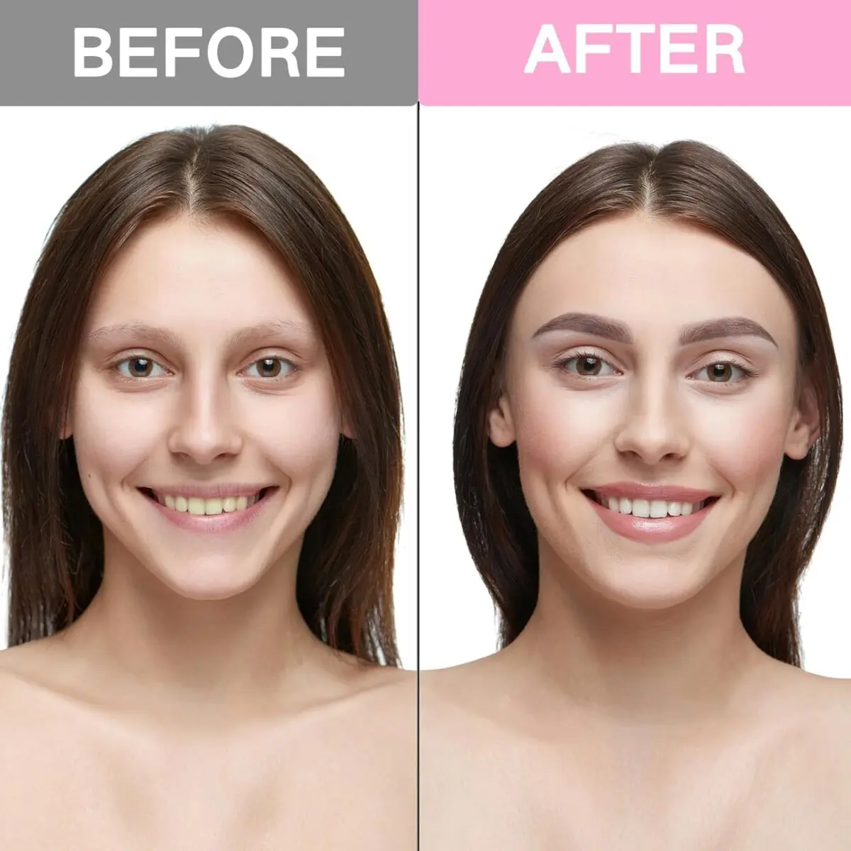 Nano szczoteczki do brwi Black 2 szt