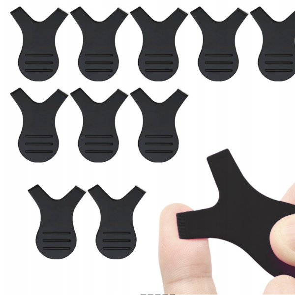 Aplikator Plastikowy Grzebyk do Lami Rzęs Czarny 1 szt