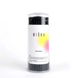 MIOKA Szczoteczki Micro Brush Czarny 100 szt