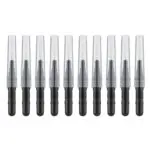Nano szczoteczki do brwi Black 10 szt