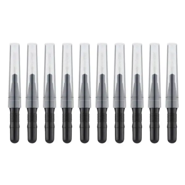 Nano szczoteczki do brwi Black 10 szt