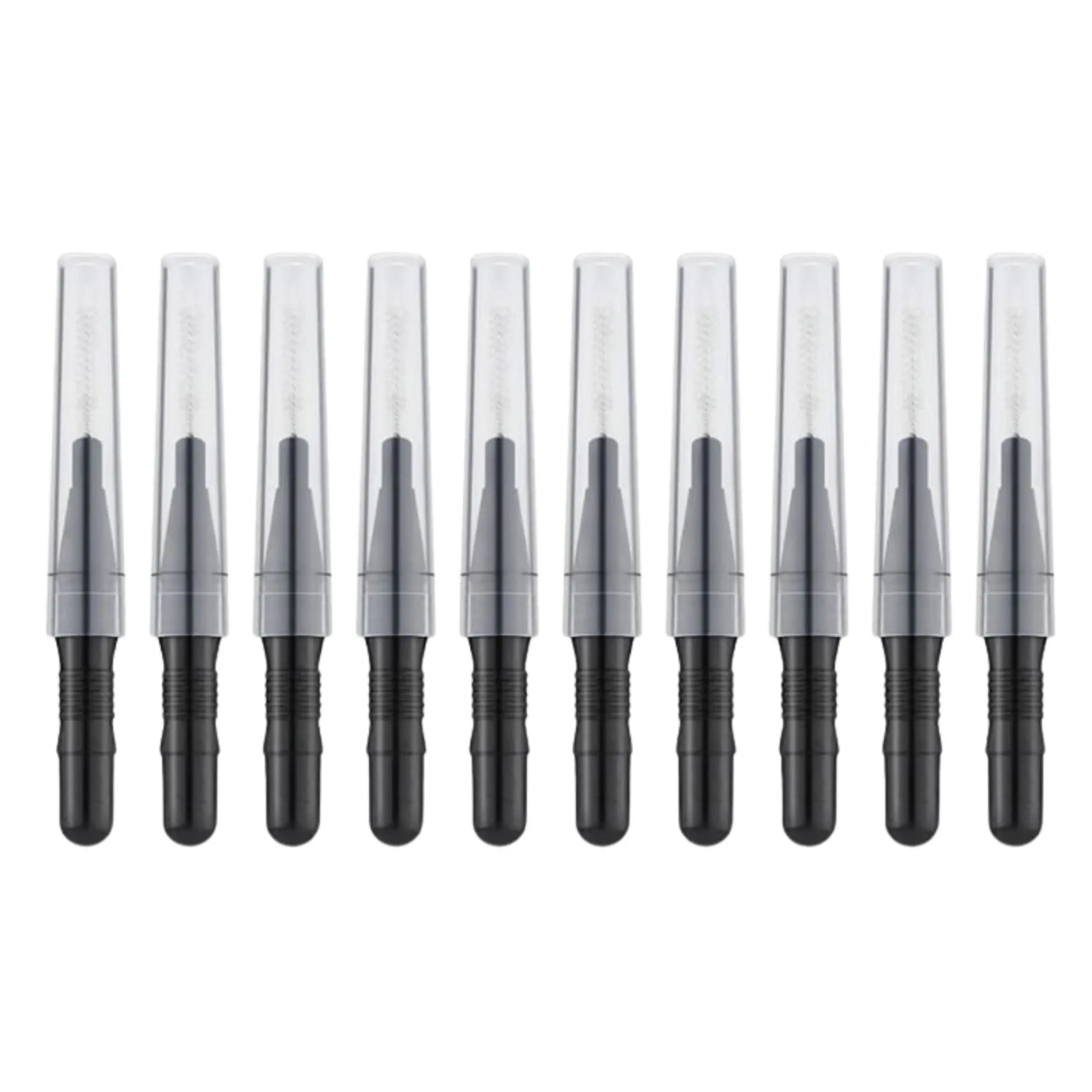 Nano szczoteczki do brwi Black 10 szt Nano szczoteczki do brwi Black 10 szt
