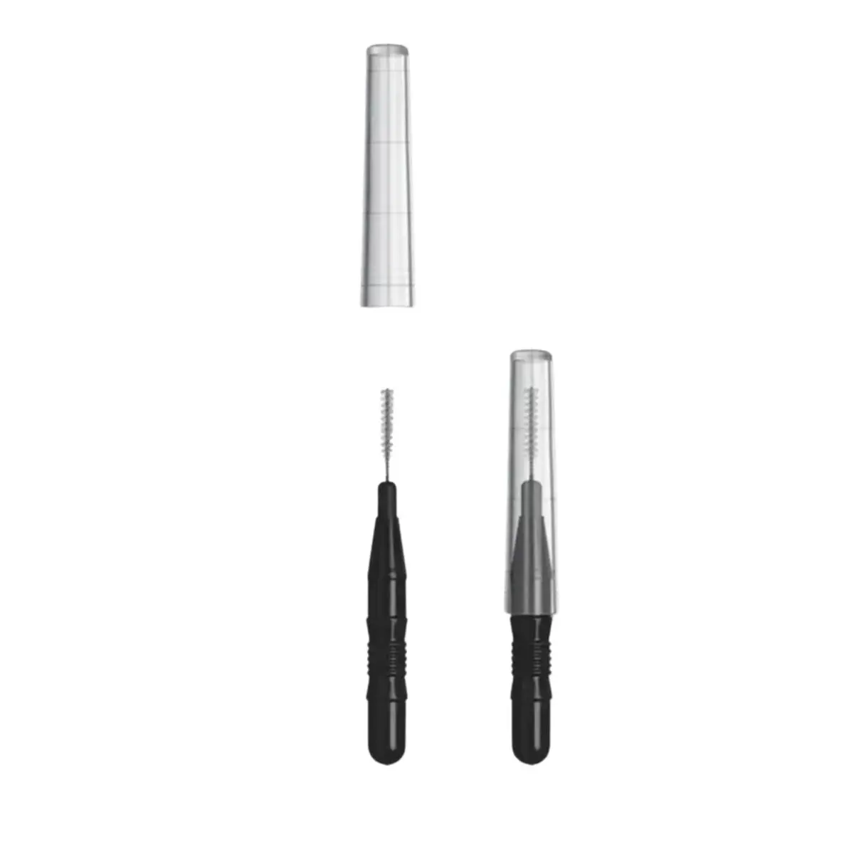 Nano szczoteczki do brwi Black 2 szt