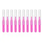 Nano szczoteczki do brwi i rzęs Light Pink 10 szt