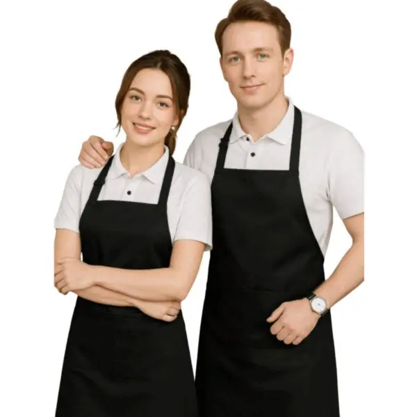 Fartuch Czarny kosmetyczny Rozmiar Uniwersalny