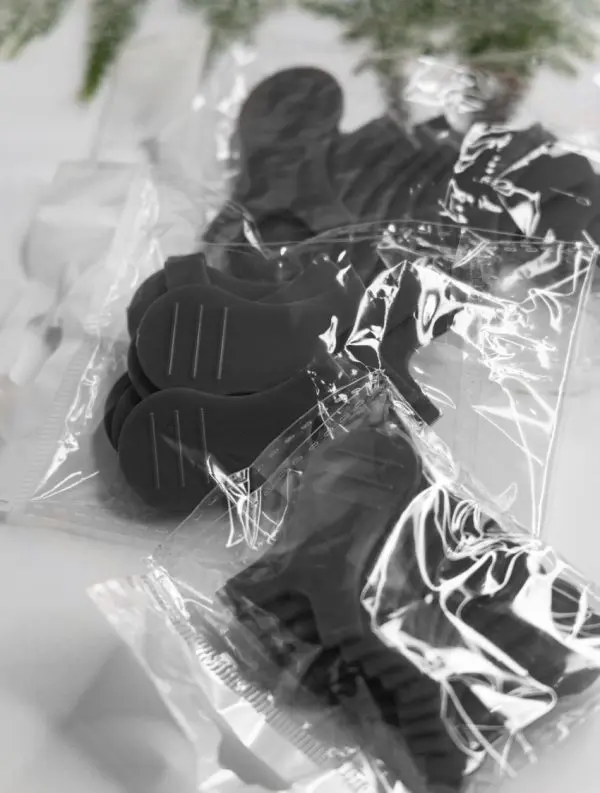Aplikator Plastikowy Grzebyk do Lami Rzęs Czarny 1 szt