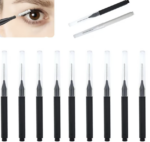Nano szczoteczki do brwi i rzęs Czarne Black 10 szt - obrazek 6