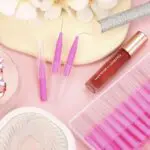 Nano szczoteczki do brwi i rzęs Light Pink 10 szt