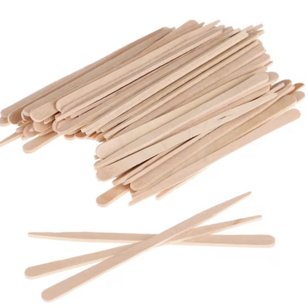 Patyczki Drewniane do depilacji woskiem Krótkie 88 x 5 mm 100 szt