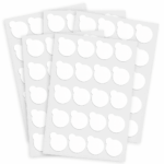 Naklejki Jednorazowe pod Klej do przedłużania rzęs Zestaw 10 arkuszy (200 naklejek)