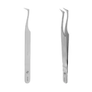 STALEKS PRO Pęseta do Rzęs EXPERT 41 TYPE 6 (w kształcie litery L, 75`)