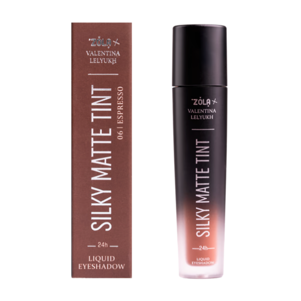 ZOLA Silky Matte Tint Płynne Cienie do Powiek 06 Espresso 5 ml