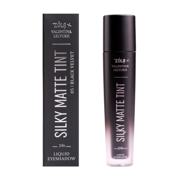 ZOLA Silky Matte Tint Płynne Cienie do Powiek 05 Black Velvet 5 ml