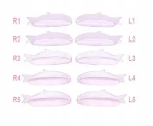 Project Lashes Wałki Rose Fins 5 rozmiarów - obrazek 2