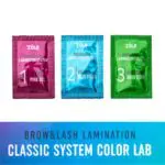 ZOLA Zestaw saszetek do laminacji brwi i rzęs Color Lab 01, 02, 03 3 x 1ml