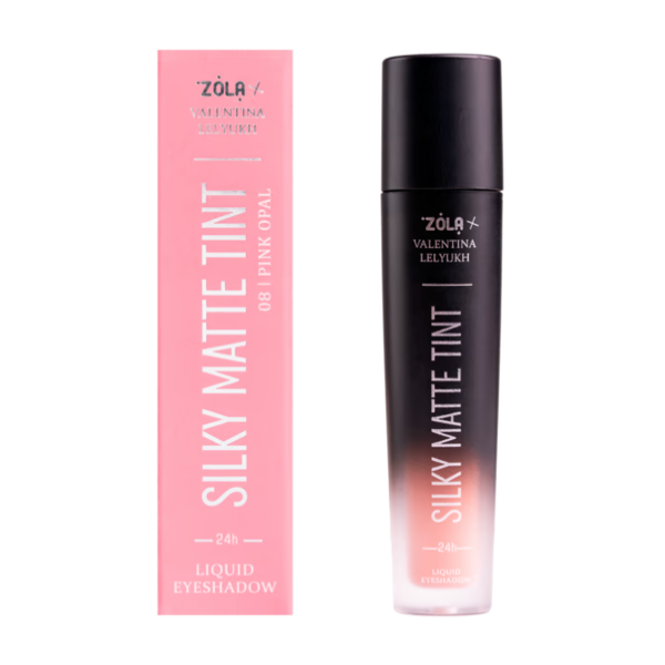 ZOLA Silky Matte Tint Płynne Cienie do Powiek 08 Pink Opal 5 ml