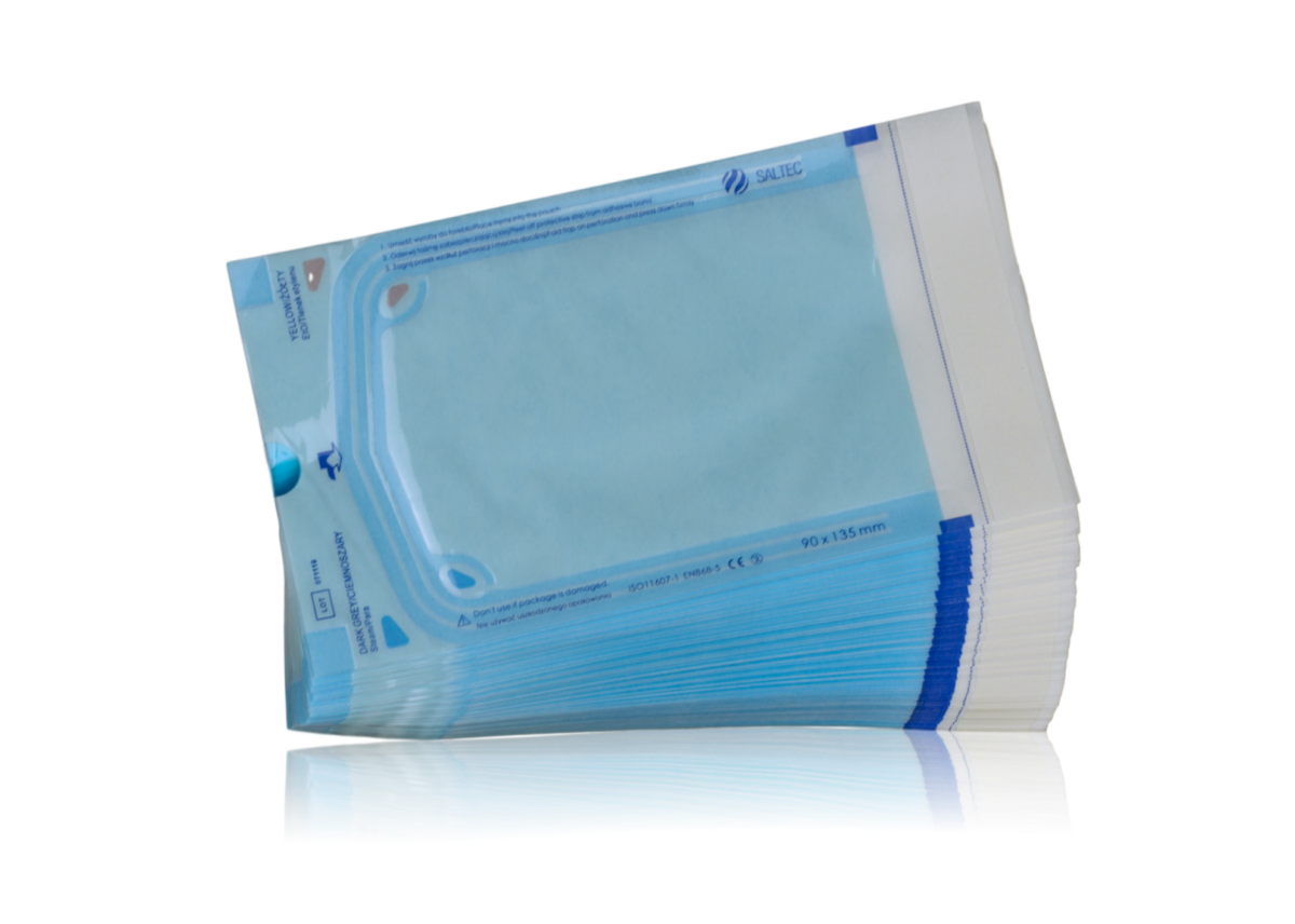 SALTEC Torebki do Sterylizacji 90 x 135 mm 200 szt - obrazek 2