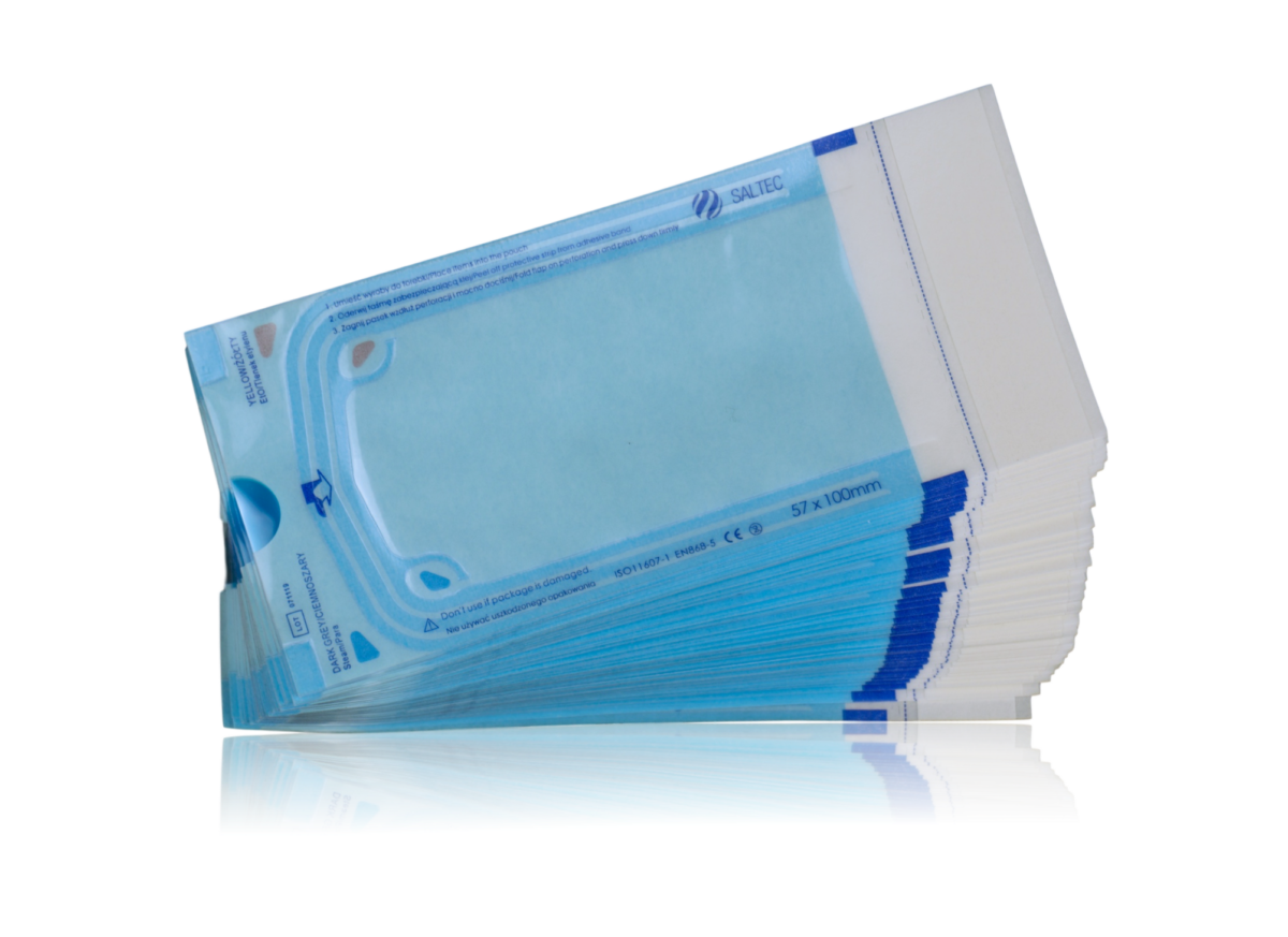 SALTEC Torebki do Sterylizacji 57 x 100 mm 200 szt - obrazek 2