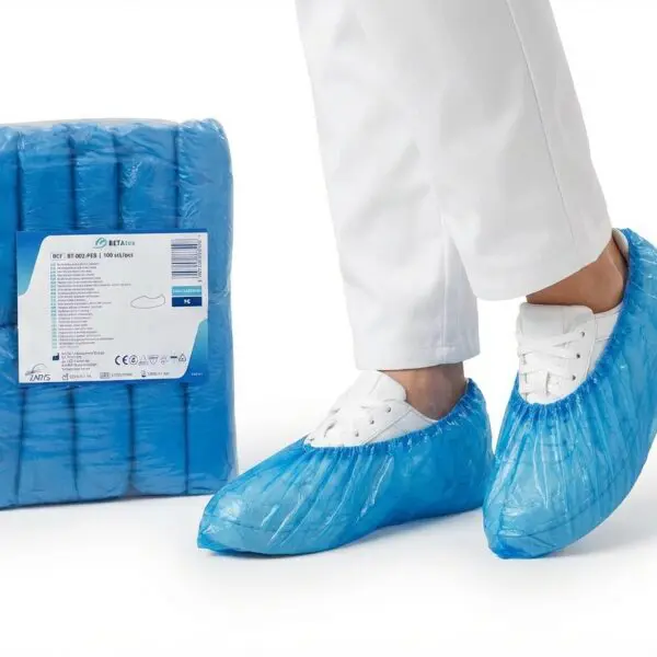 Ochraniacze na Buty Foliowe Niebieskie 100 szt