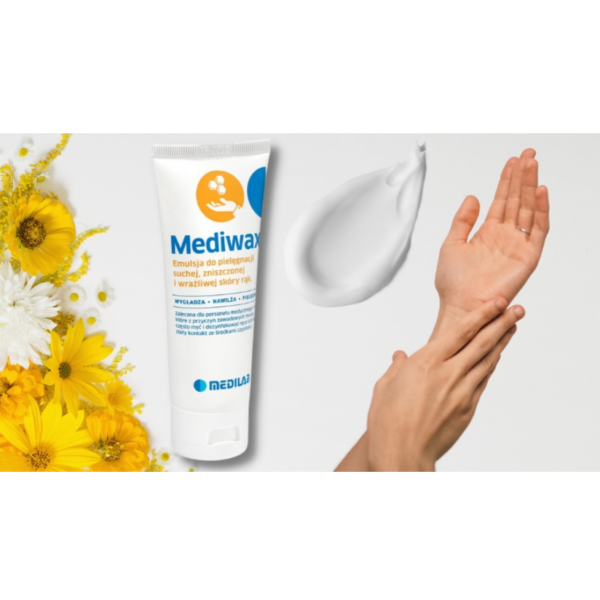 Medilab Mediwax Krem ochronny do rąk Zestaw 2 x 75 ml