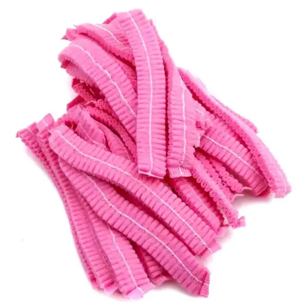 Czepek Włókninowy Różowy 100 szt