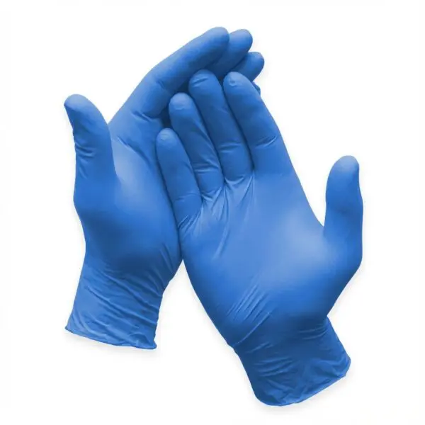 Rękawiczki Nitrylowe Niebieskie S 100 szt