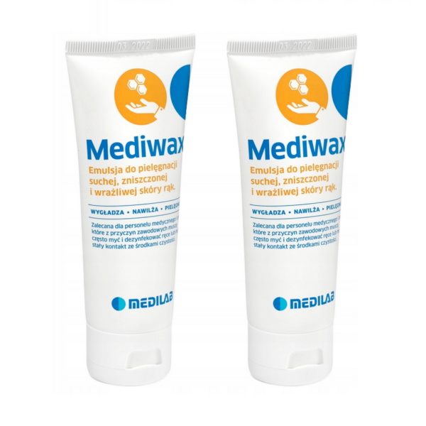 Medilab Mediwax Krem ochronny do rąk Zestaw 2 x 75 ml