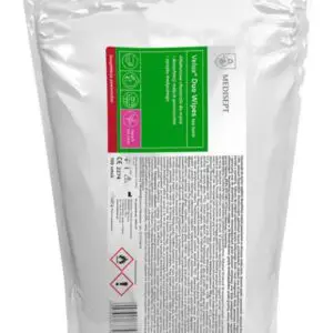 Medisept Velox Duo Wipes Alkoholowe Chusteczki do Dezynfekcji Powierzchni Wkład Uzupełniający Zapach Tea Tonic 100 szt
