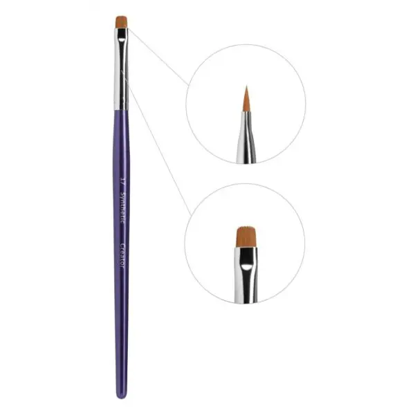 Synthetic Creator Pędzel do brwi #17 płaski okrągły