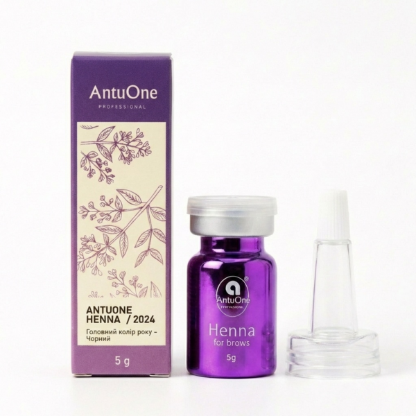 AntuOne Henna do brwi 07 Czarny, 5 g