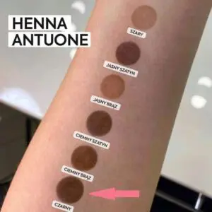 AntuOne Henna do brwi 07 Czarny, 5 g