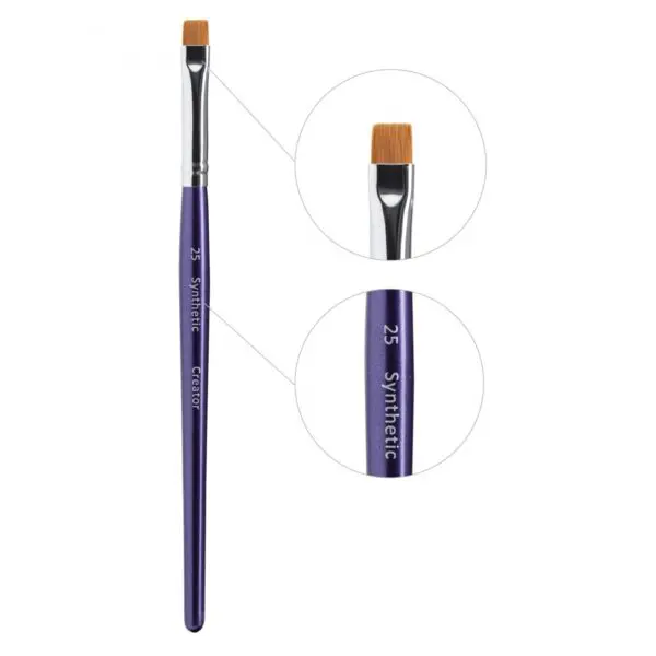 Synthetic Creator Pędzel do brwi #25 szeroki prosty