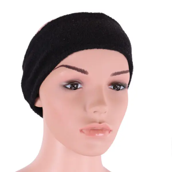 Opaska Frotte kosmetyczna Czarna 1 szt