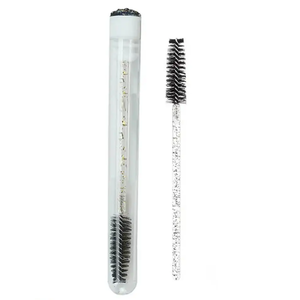 Szczoteczka w Tubie Brokatowa Glitter Czarna 1 szt