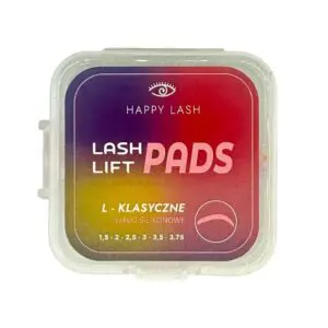 Happy Lash L - Klasyczne Zestaw Wałeczków Silikonowych do Laminacji Rzęs (6 rozmiarów)