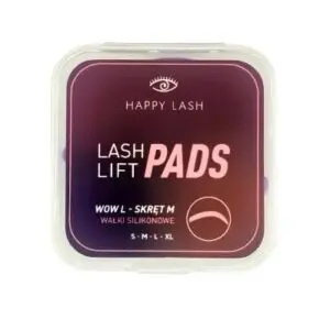 Happy Lash WoW - L Skręt M Zestaw Wałeczków Silikonowych do Laminacji Rzęs (4 rozmiary)