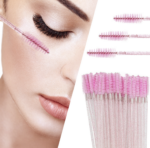 Szczoteczki Jednorazowe Brokatowe Różowe