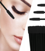 Szczoteczki Silikonowe do Rzęs Czarne Zestaw 10 szt